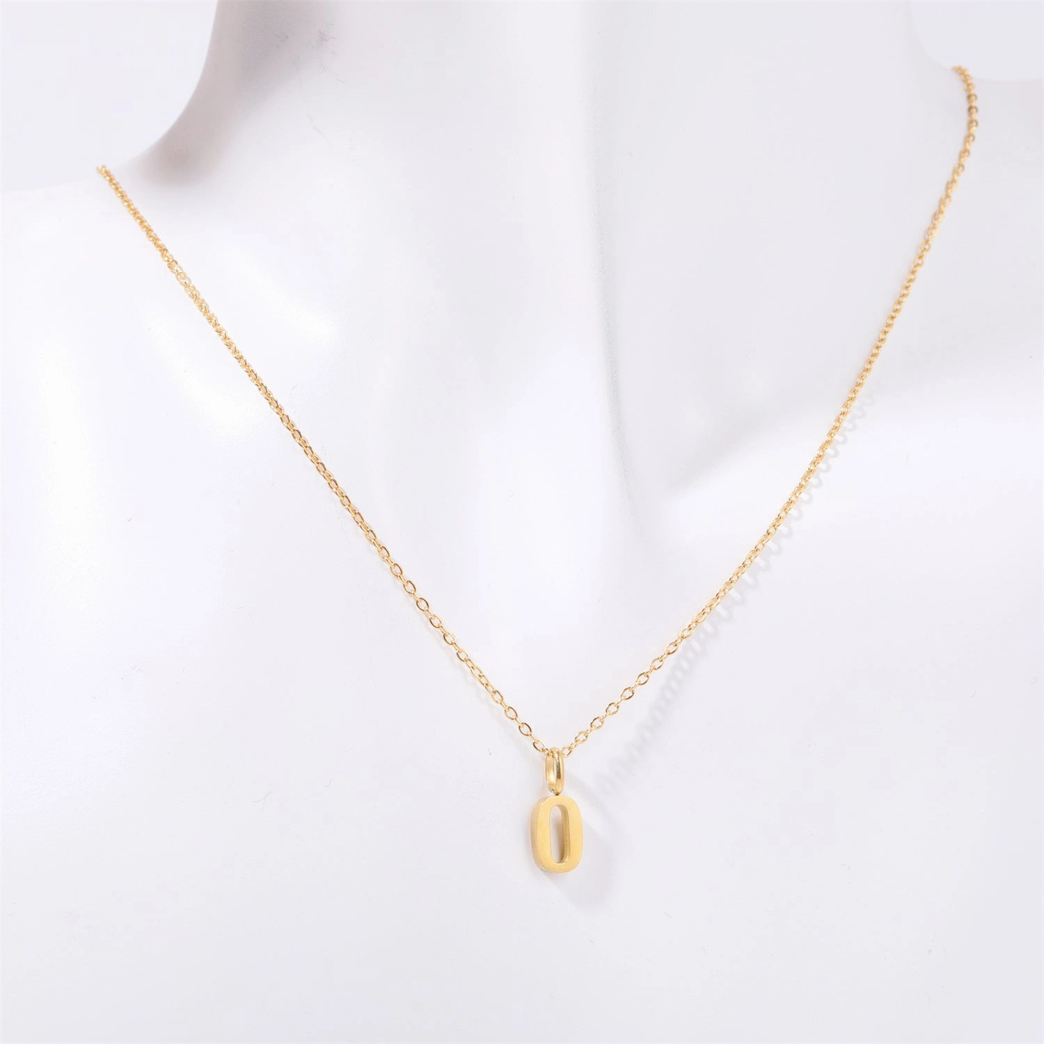 Wholesale Minimalist Commuting Optional Digital Titanium Steel Necklaces