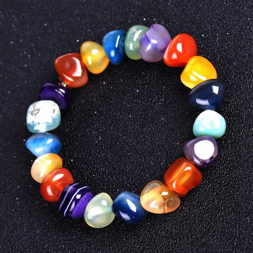 Wholesale Mixed Color Red Black Fantasy Onyx Bracelet