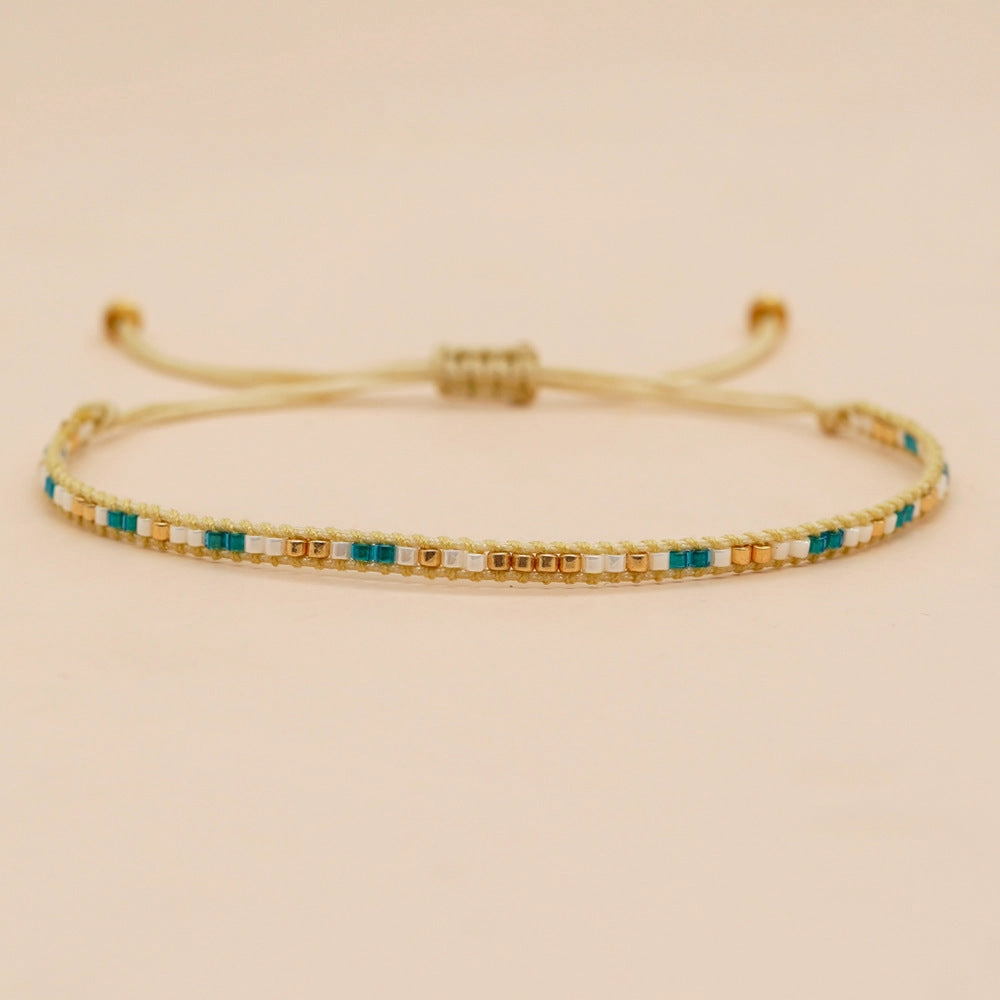 Wholesale Miyuki Rice Beads Hand Woven Extra Fine Glass Bracelet