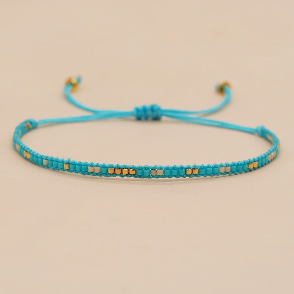 Wholesale Miyuki Rice Beads Hand Woven Extra Fine Glass Bracelet