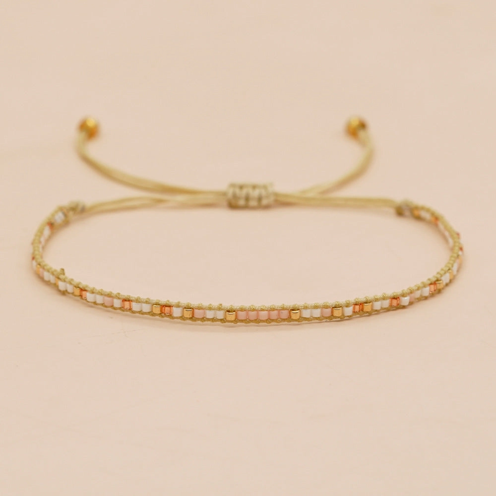 Wholesale Miyuki Rice Beads Hand Woven Extra Fine Glass Bracelet