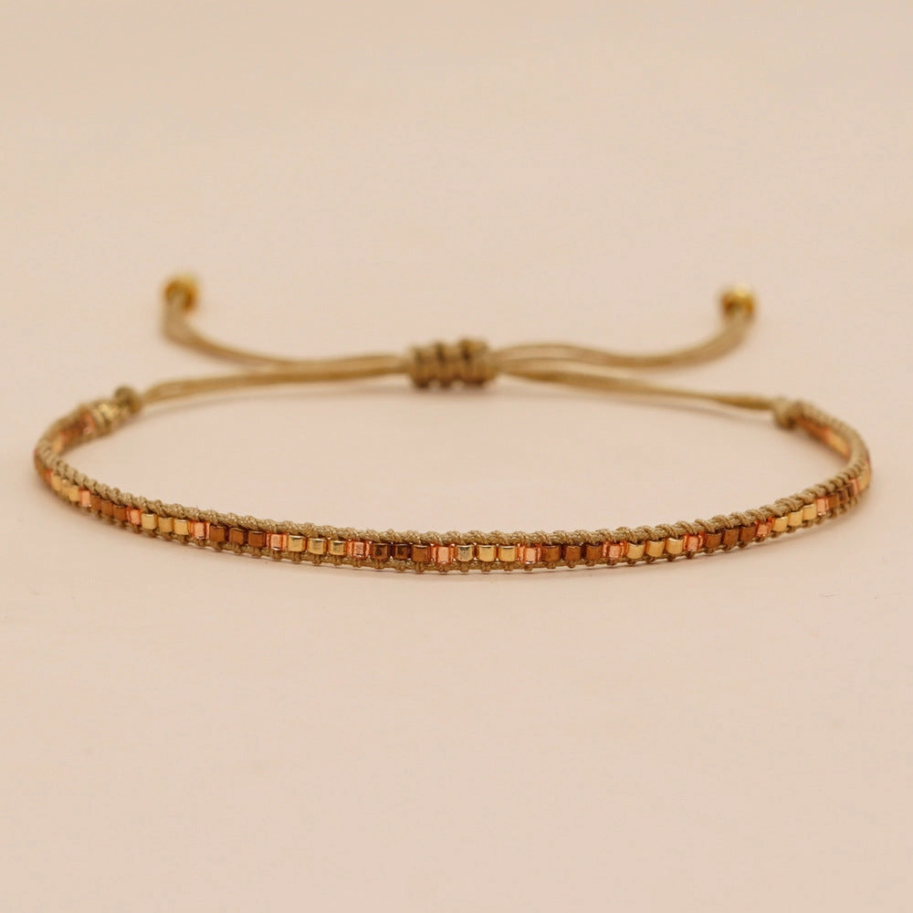 Wholesale Miyuki Rice Beads Hand Woven Extra Fine Glass Bracelet
