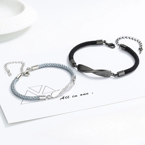 Wholesale Mobius Ring Couple Bracelet