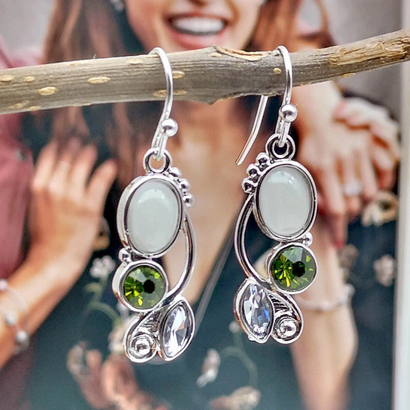 Wholesale Moonstone Metal Earrings