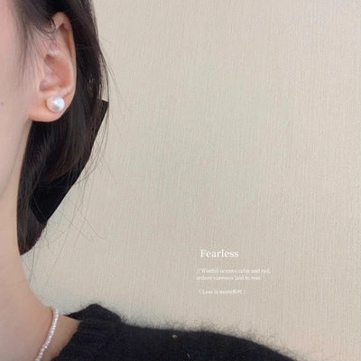 Wholesale Mother Of Fritillary Pearl Copper Earrings