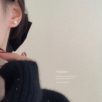 Wholesale Mother Of Fritillary Pearl Copper Earrings