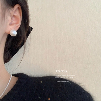 Wholesale Mother Of Fritillary Pearl Copper Earrings