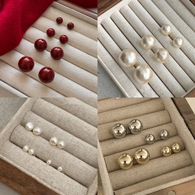 Wholesale Mother Of Fritillary Pearl Copper Earrings