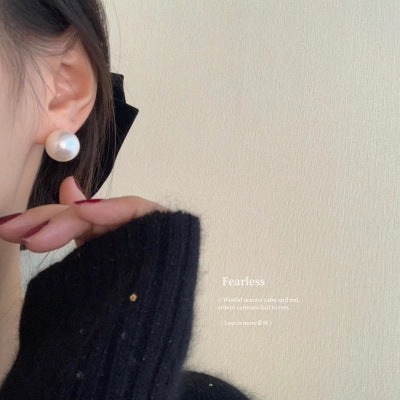 Wholesale Mother Of Fritillary Pearl Copper Earrings