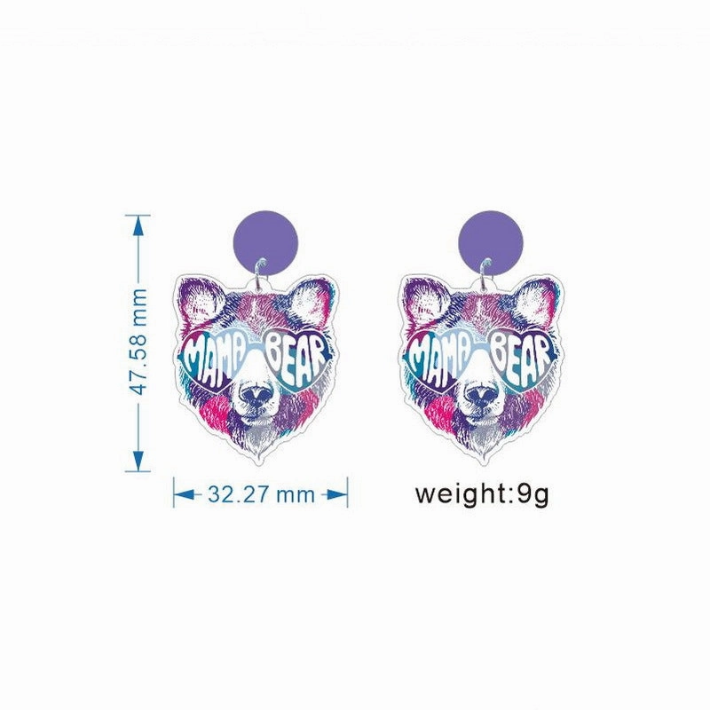 Wholesale Mother's Day Acrylic Earrings