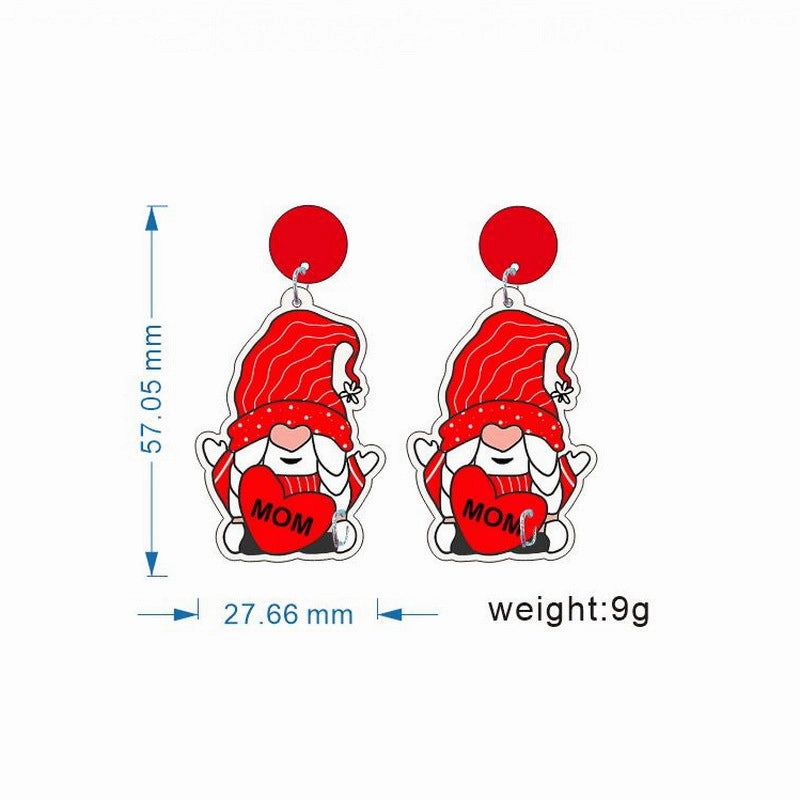 Wholesale Mother's Day Acrylic Earrings