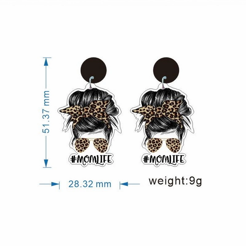 Wholesale Mother's Day Acrylic Earrings