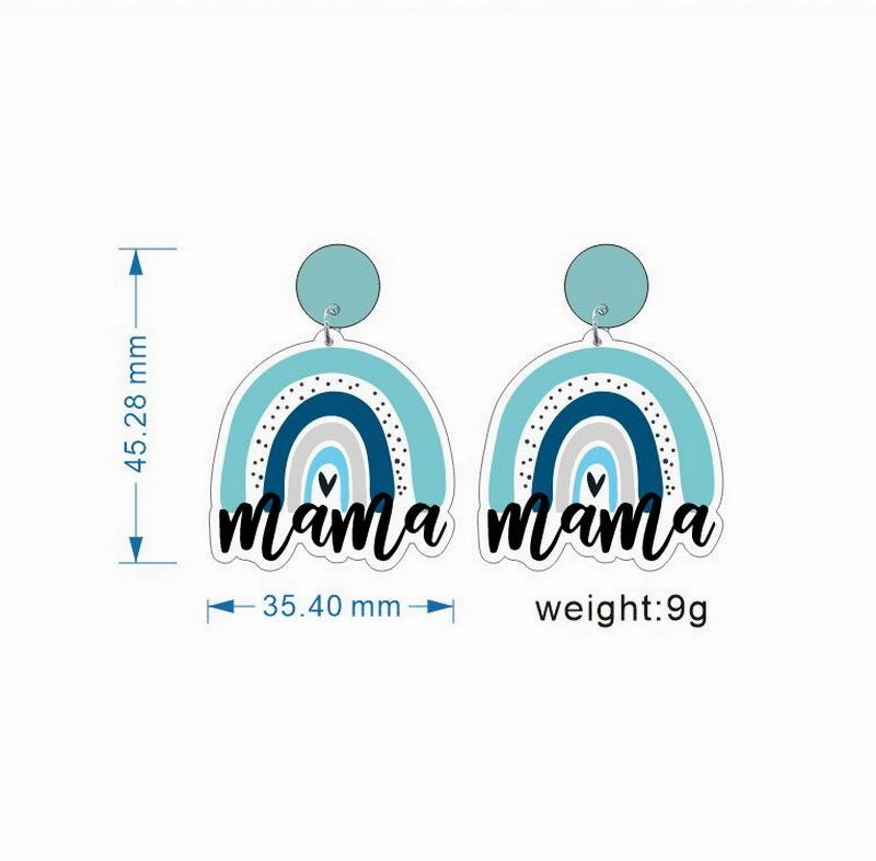 Wholesale Mother's Day Acrylic Earrings