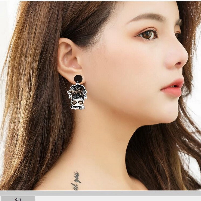 Wholesale Mother's Day Acrylic Earrings