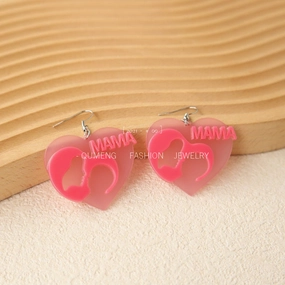 Wholesale Mother's Day Acrylic Earrings