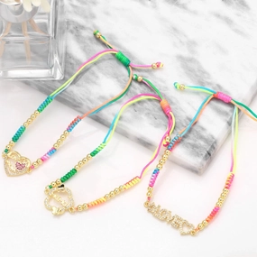 Wholesale Mother's Day Bohemian Heart Copper Bracelet
