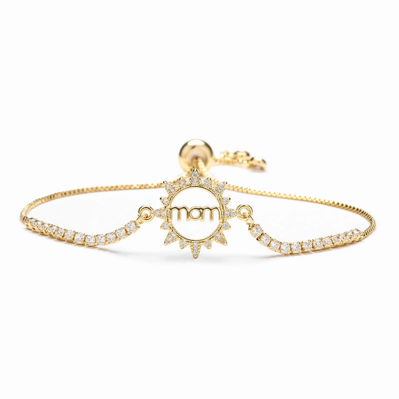 Wholesale Mother's Day Butterfly Life Tree Alloy Bracelet