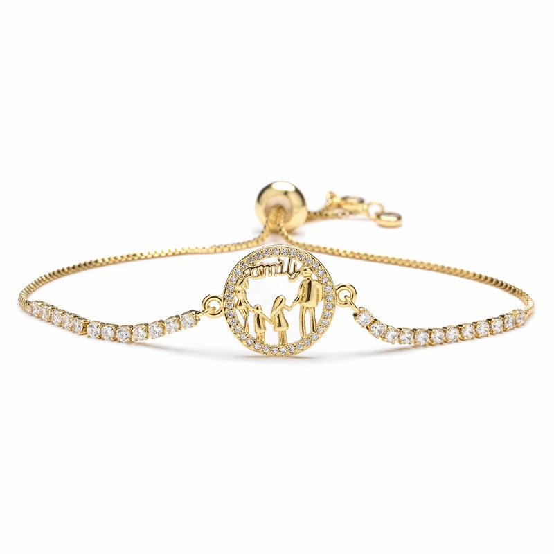 Wholesale Mother's Day Butterfly Life Tree Alloy Bracelet