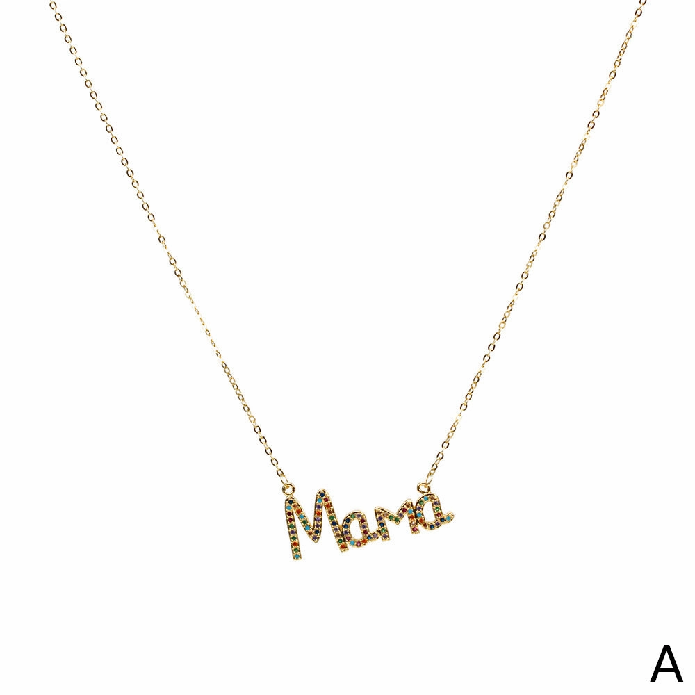 Wholesale Mother's Day Gift Copper MAMA Mother's Necklace