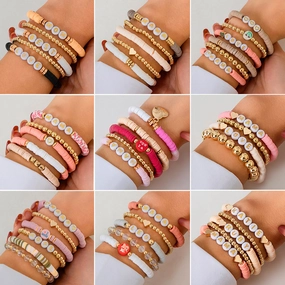 Wholesale Mother's Day Letter Beaded Bracelet