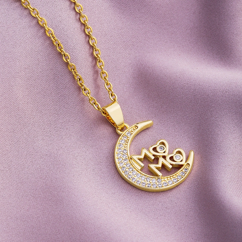Wholesale Mother's Day Letter Names Stainless Steel Necklaces