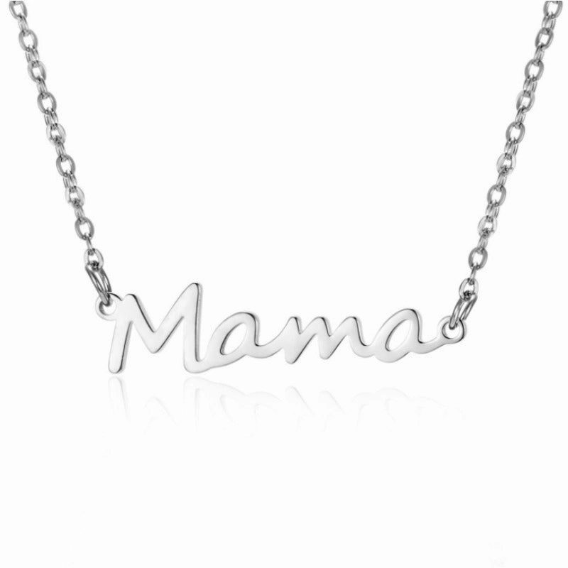Wholesale Mother's Day Mama Alloy Necklaces