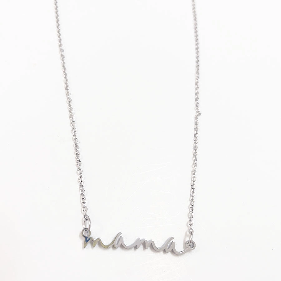 Wholesale Mother's Day Mama Stainless Steel Necklaces