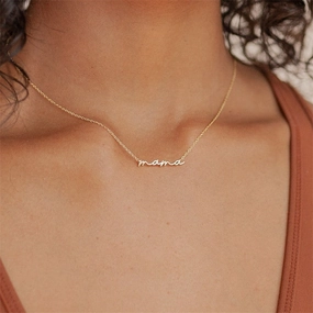 Wholesale Mother's Day Mama Stainless Steel Necklaces