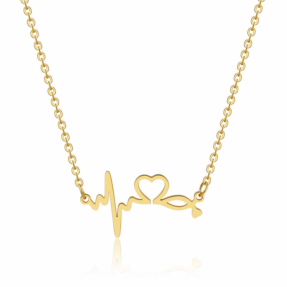 Wholesale Mother's Day Mother and Child Stainless Steel Necklaces