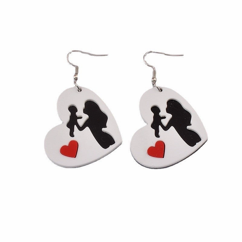 Wholesale Mother's Day Resin Earrings