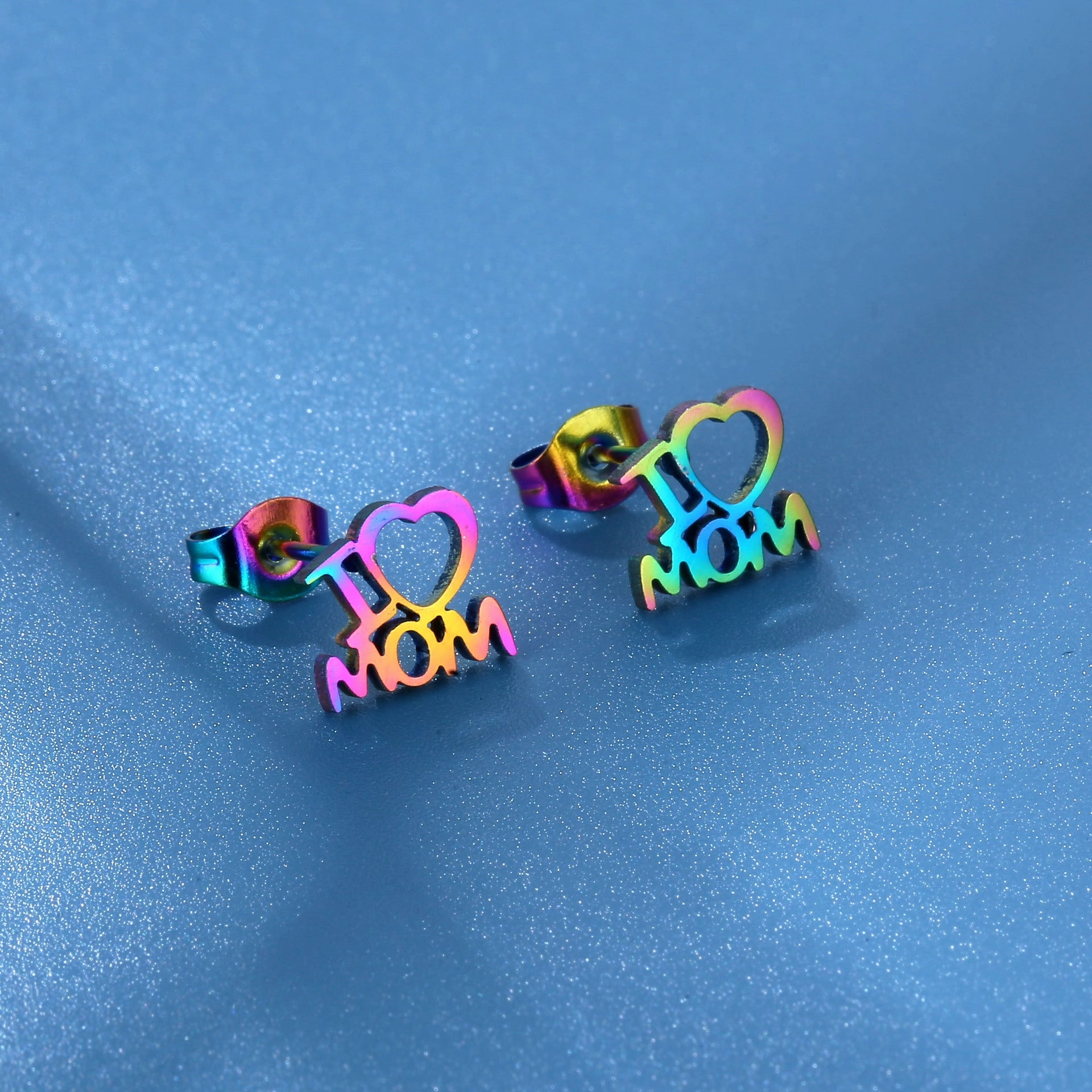Wholesale Mother's Day Stainless Steel Earrings Jewelry Set