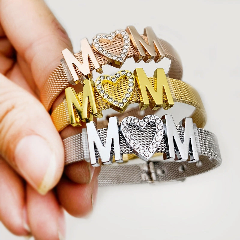 Wholesale Mother's Day Stainless Steel Mesh Watch Chains