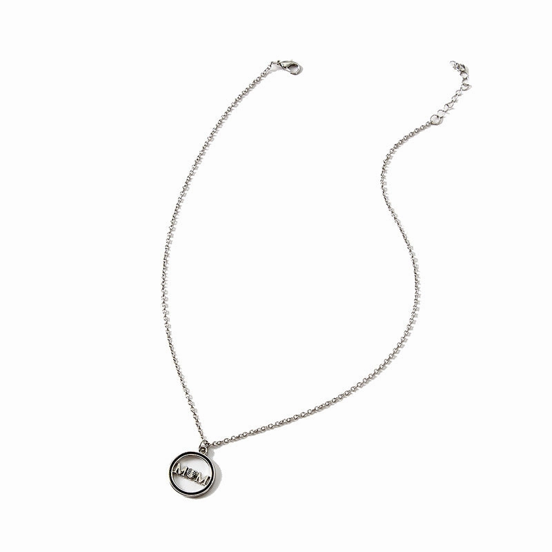 Wholesale Mother's Holiday Gift Zinc Alloy MOM Love Pendant Necklace