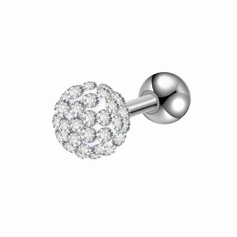 Wholesale Multi Drill Ball Titanium Steel Replacement Nails Earrings