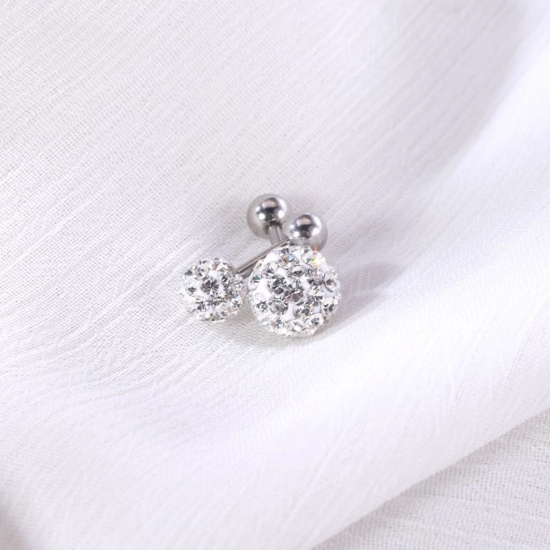 Wholesale Multi Drill Ball Titanium Steel Replacement Nails Earrings