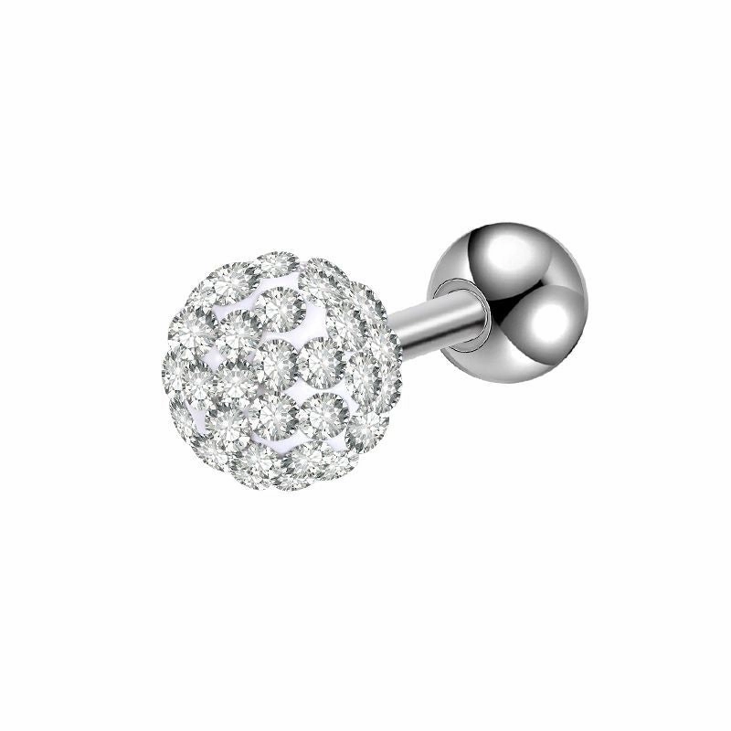 Wholesale Multi Drill Ball Titanium Steel Replacement Nails Earrings