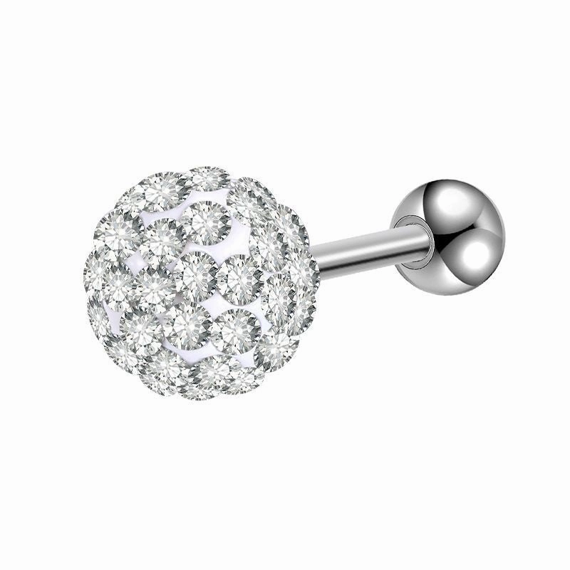 Wholesale Multi Drill Ball Titanium Steel Replacement Nails Earrings