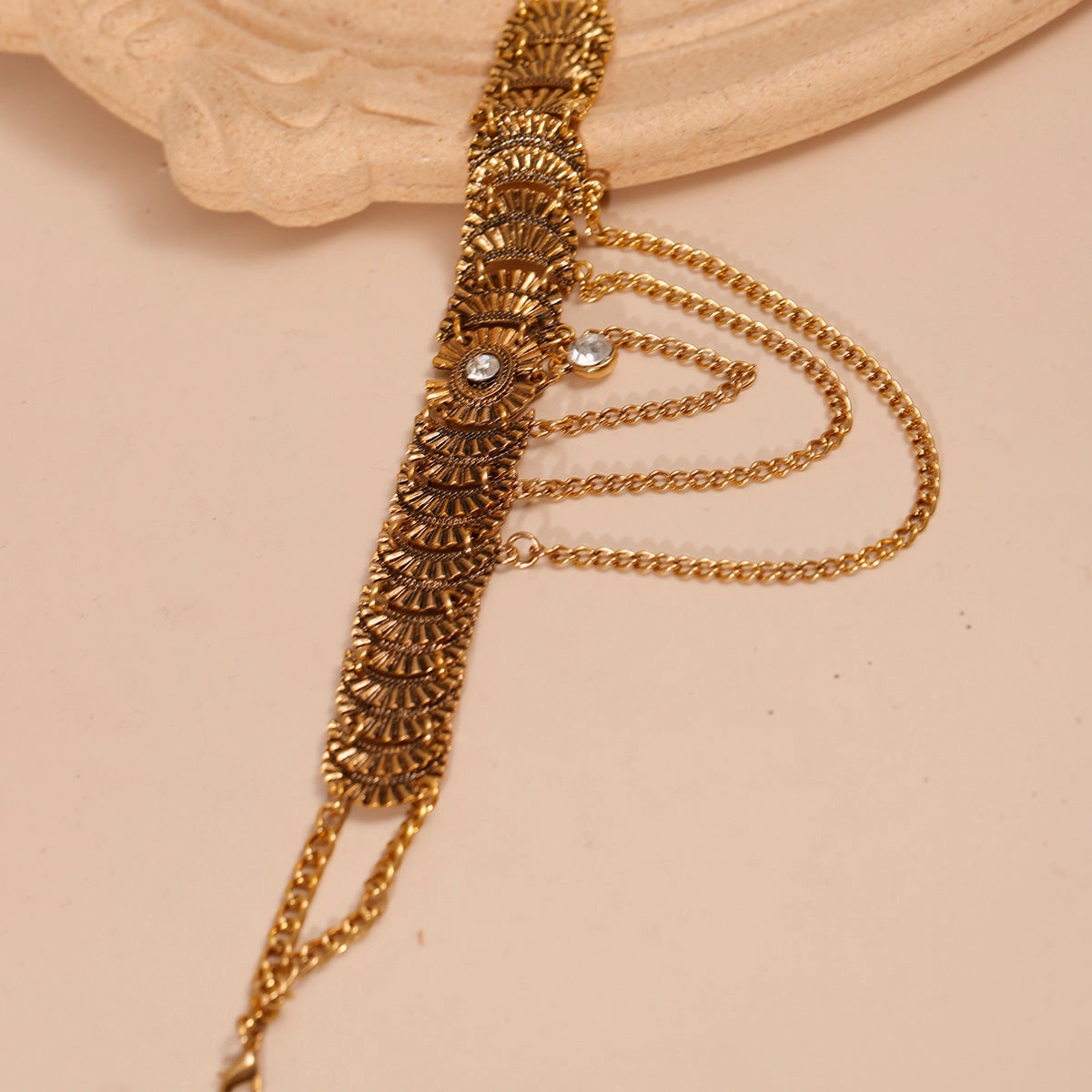 Wholesale Multi-layer Short Diamond Alloy Necklace