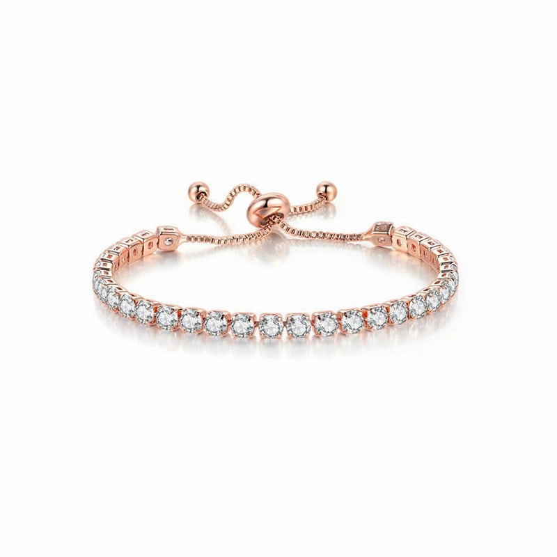 Wholesale Multi Row Full Diamond Zircon Bracelet