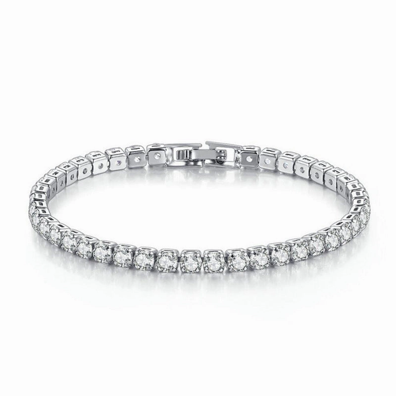 Wholesale Multi Row Full Diamond Zircon Bracelet