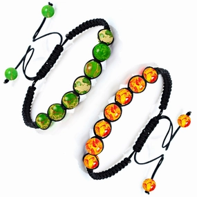 Wholesale Multi Variety Round Bead Stone Woven Amethyst Bracelet