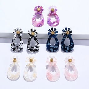 Wholesale Multicolored Acrylic Earrings