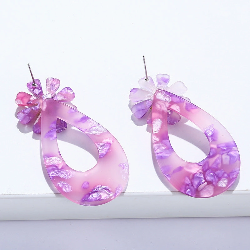 Wholesale Multicolored Acrylic Earrings