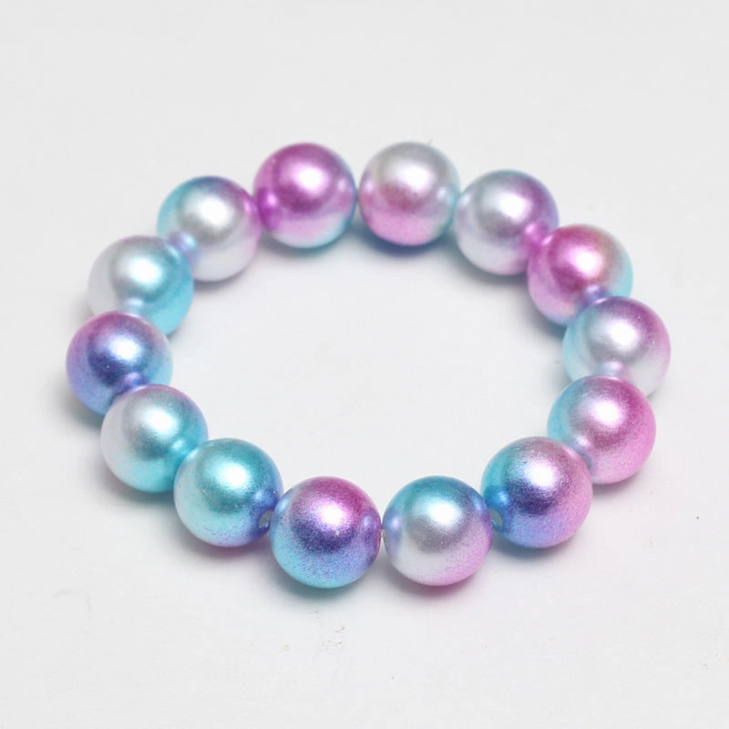 Wholesale Multicolored Pearl Children Beaded Bracelet