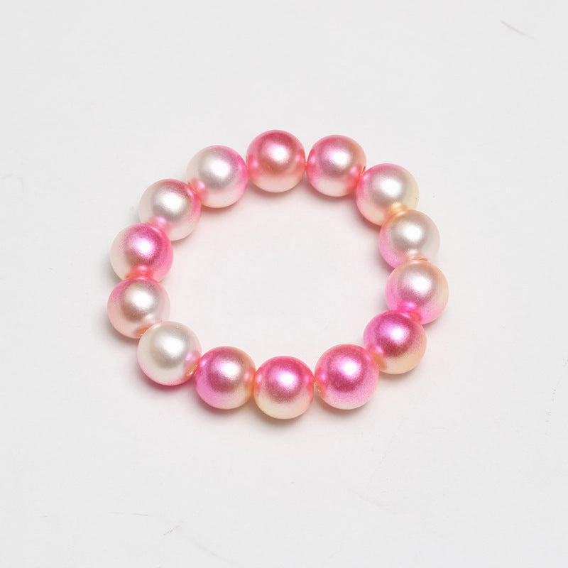 Wholesale Multicolored Pearl Children Beaded Bracelet