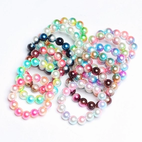 Wholesale Multicolored Pearl Children Beaded Bracelet