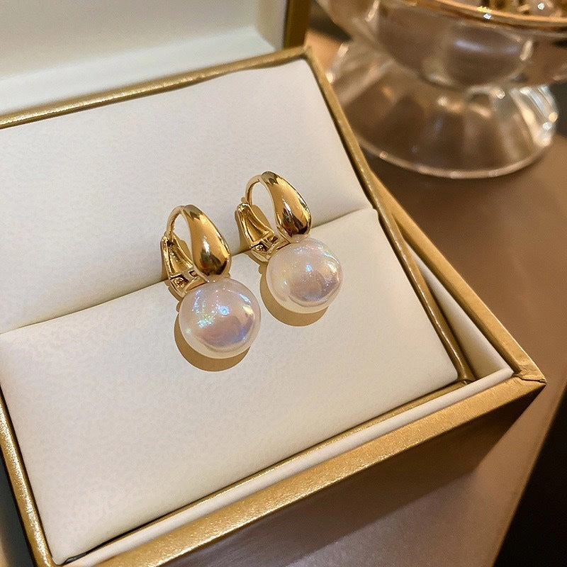 Wholesale Natural Artificial Mermaid Premium Earrings Pearls