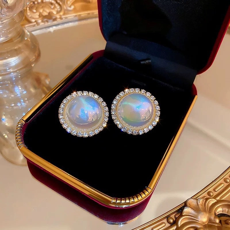 Wholesale Natural Artificial Mermaid Premium Earrings Pearls