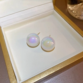 Wholesale Natural Artificial Mermaid Premium Earrings Pearls
