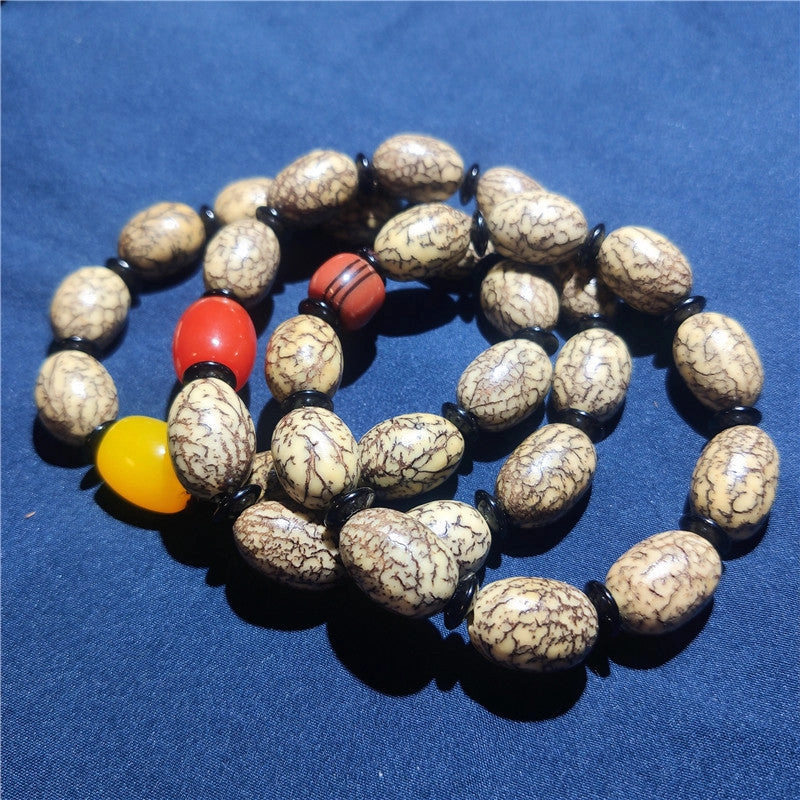 Wholesale Natural Bloodshot Beads Bodhi Bracelet